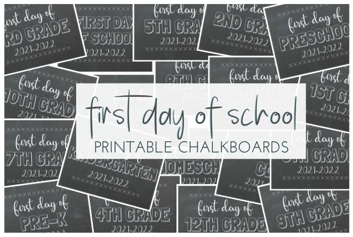 free printable chalkboard templates